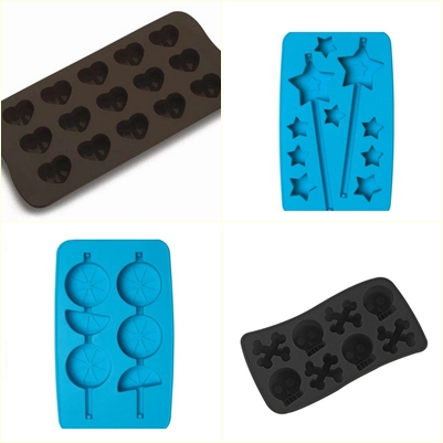 Formas de gelo com f