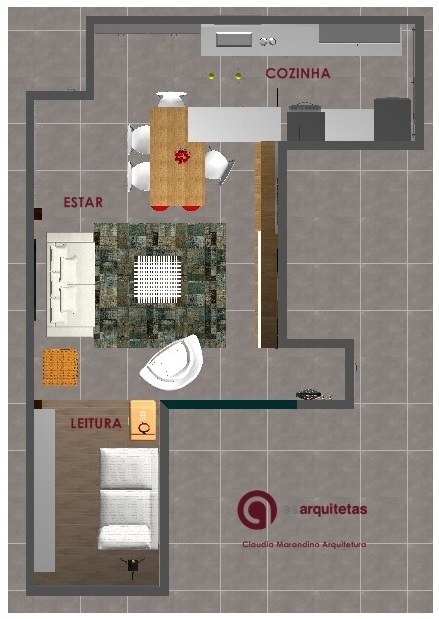 planta humanizada simples loft 21
