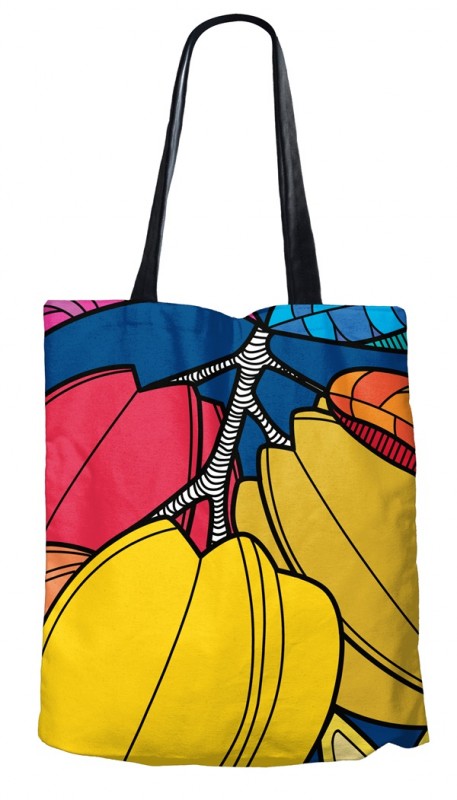 Ecobag Carambola azul por 50 reais na CASA CAJU